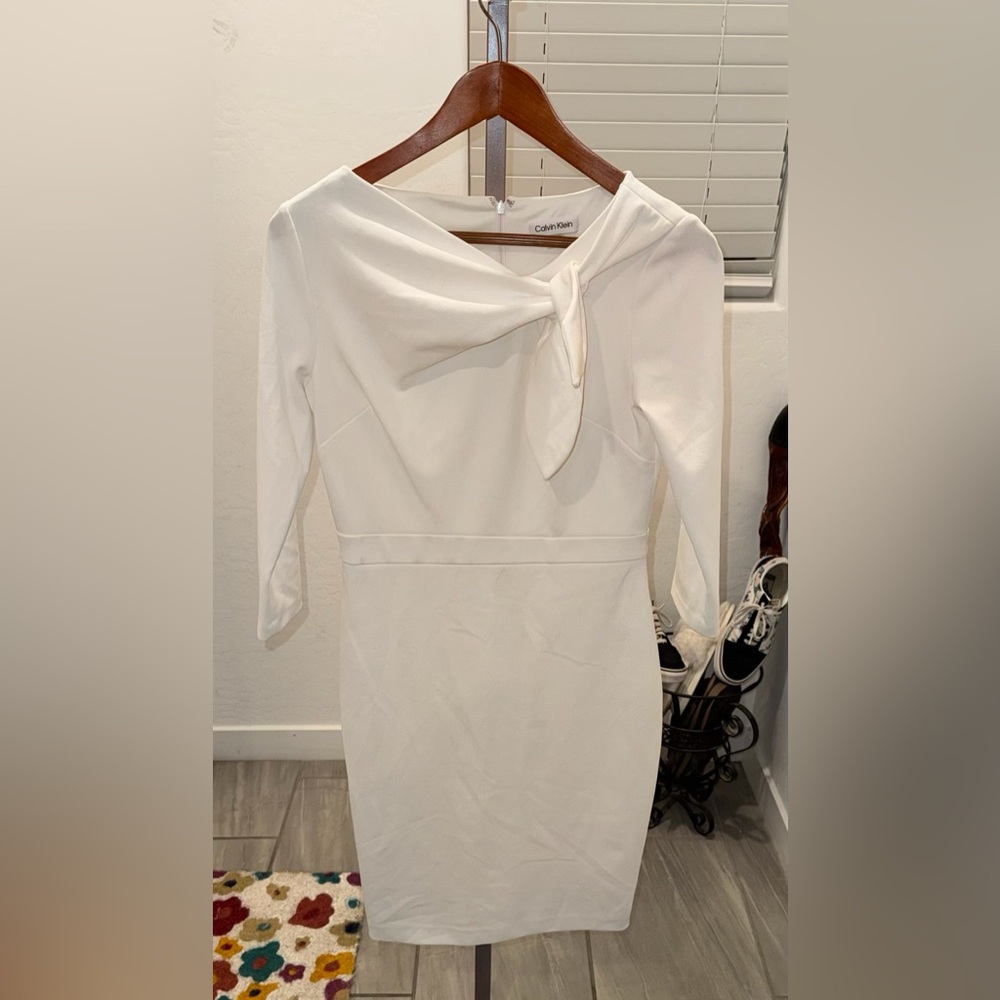 Calvin klein white dress size 6